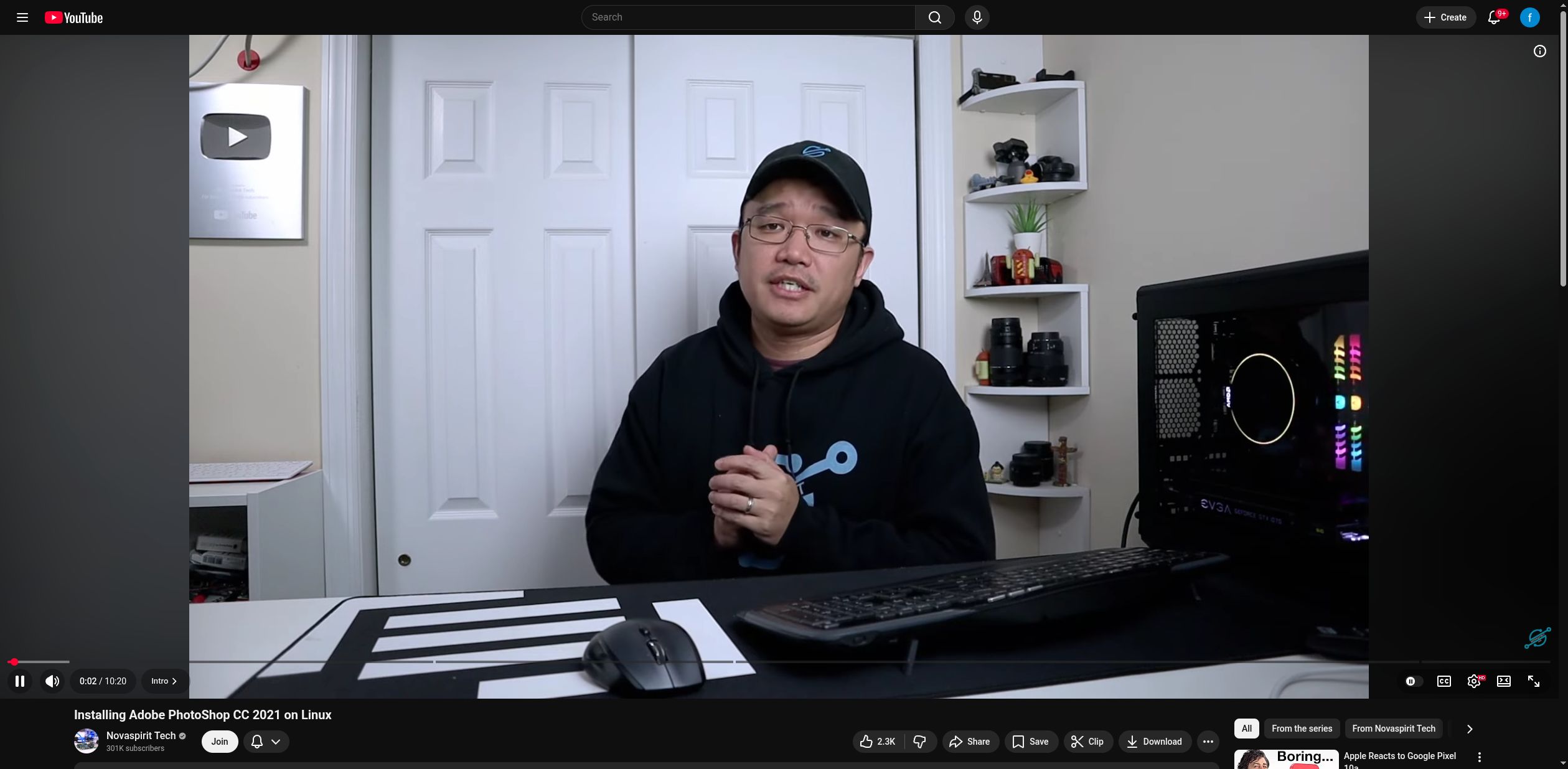 (11) Installing Adobe PhotoShop CC 2021 on Linux - YouTube