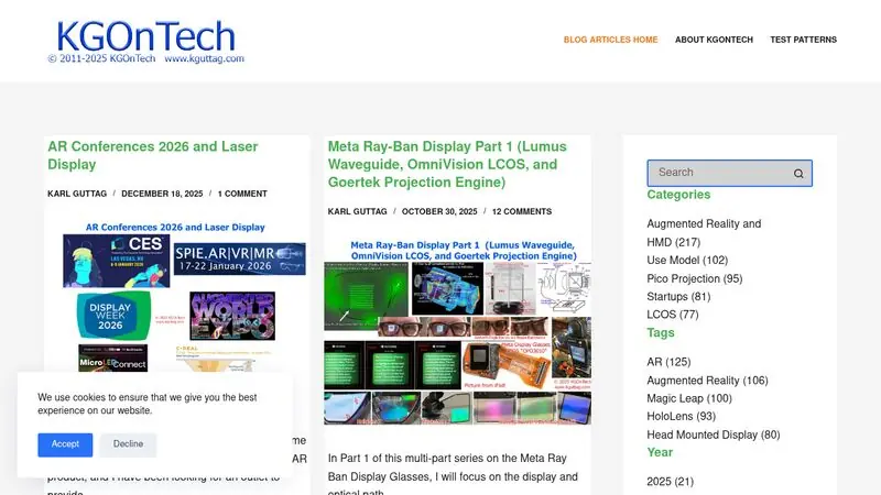 KGOnTech – Karl Guttag On Technology